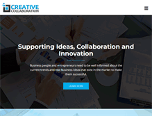 Tablet Screenshot of creative-collaboration.net